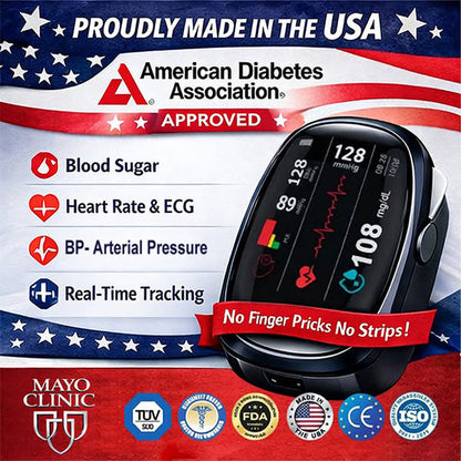 🔥Final 3 Hours – Limited Stock Left🏆PRYXO™ Non-Invasive Smart Blood Sugar Tracking Device 99.9% Accuracy (Mayo Clinic Recommended)