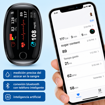 🔥Final 3 Hours – Limited Stock Left🏆PRYXO™ Non-Invasive Smart Blood Sugar Tracking Device 99.9% Accuracy (Mayo Clinic Recommended)
