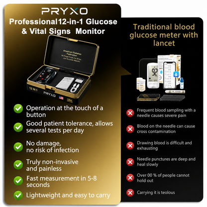 🔥Final 3 Hours – Limited Stock Left🏆PRYXO™ Non-Invasive Smart Blood Sugar Tracking Device 99.9% Accuracy (Mayo Clinic Recommended)