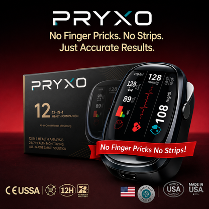 🔥Final 3 Hours – Limited Stock Left🏆PRYXO™ Non-Invasive Smart Blood Sugar Tracking Device 99.9% Accuracy (Mayo Clinic Recommended)